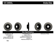 Cargar imagen en el visor de la galería, StopTech 07-09 BMW 335 (E90/E92/E93) Slotted &amp; Drilled Left Front Rotor