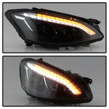 Cargar imagen en el visor de la galería, Spyder Mercedes W221 S Class 07-09 Headlights - HID Model Only - Black PRO-YD-MBW22107-HID-DRL-BK