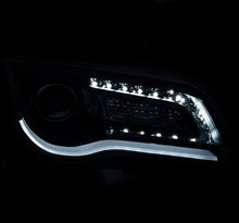 Load image into Gallery viewer, ANZO 2011-2014 Chrysler 300 Projector Headlights w/ Plank Style Design Black