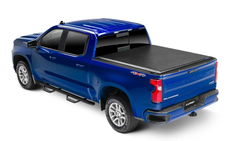 Lund 15-17 Chevy Colorado (5ft. Bed) Genesis Roll Up Tonneau Cover - Black