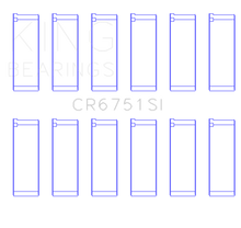 Cargar imagen en el visor de la galería, King Engine Bearings 97-07 Ford 2.5L/2.9L/3.0L (Size STD) Rod Bearing Set