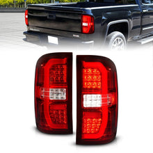 Cargar imagen en el visor de la galería, ANZO 14-18 GMC Sierra 1500 LED Taillights Red/Clear