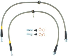 Cargar imagen en el visor de la galería, StopTech 06+ Civic Si Stainless Steel Front Brake Lines