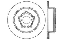 Cargar imagen en el visor de la galería, StopTech Power Slot 93-97 Lexus GS Series/95-00 LS400/92-00 SC400 Rear Left Drilled &amp; Slotted Rotor