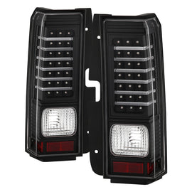 xTune Hummer H3 06-09 ( Non H3T ) LED Tail Lights Black ALT-ON-HH306-LED-BK