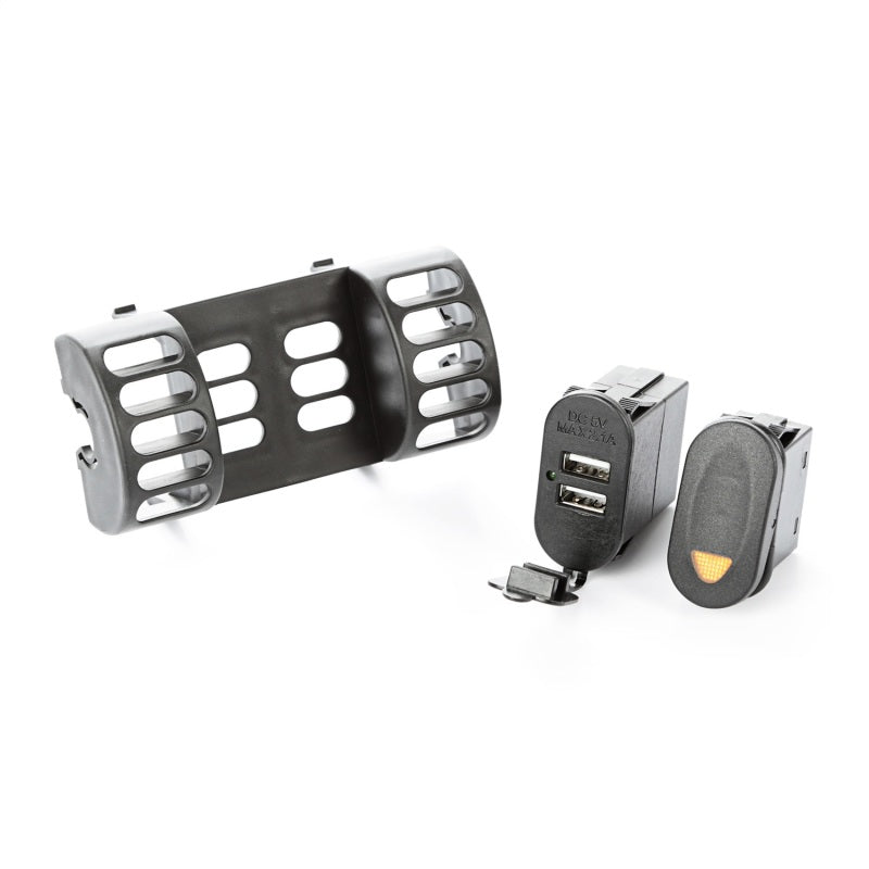 Rugged Ridge AC Vent Switch Pod 1 Switch USB 97-06 Jeep Wrangler TJ/LJ