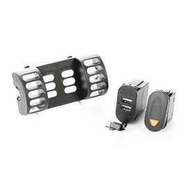 Rugged Ridge AC Vent Switch Pod 1 Switch USB 97-06 Jeep Wrangler TJ/LJ