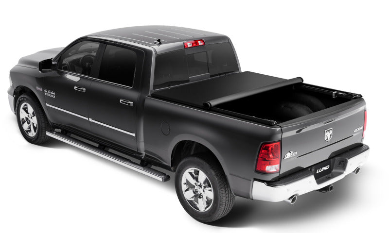 Lund 02-17 Dodge Ram 1500 (8ft. BedExcl. Beds w/Rambox) Genesis Elite Roll Up Tonneau Cover - Black