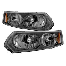 Cargar imagen en el visor de la galería, xTune Saturn ION Sedan only 03-07 OEM Style Headlights - Black HD-JH-SAION-4D-BK