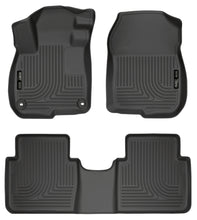 Cargar imagen en el visor de la galería, Husky Liners 2017 Honda CR-V Weatherbeater Black Front &amp; 2nd Seat Floor Liners
