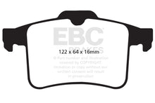 Cargar imagen en el visor de la galería, EBC 10-15 Jaguar XF 5.0 Supercharged (470) Redstuff Rear Brake Pads