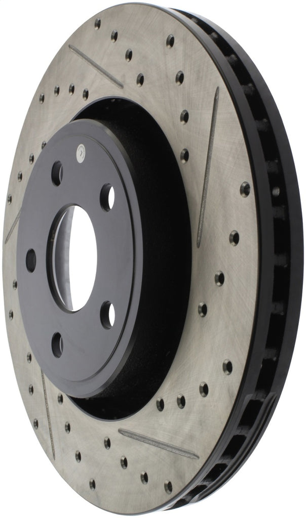 StopTech 11-12 Dodge Durango Sport Drilled & Slotted Front Driver-Side Brake Rotor