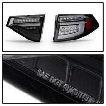 Cargar imagen en el visor de la galería, Spyder 08-14 Subara Impreza WRX Hatchback LED Tail Lights Seq Signal Black ALT-YD-SI085D-SEQ-BK