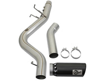 Cargar imagen en el visor de la galería, aFe LARGE BORE HD 5in 409-SS DPF-Back Exhaust w/Black Tip 2017 GM Duramax V8-6.6L (td) L5P