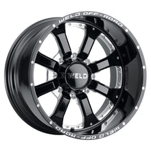 Cargar imagen en el visor de la galería, Weld Off-Road W125 20X9 Granada Six 6X139.7 ET20 BS5.75 Gloss Black MIL 106.1