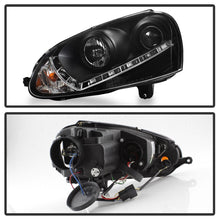 Cargar imagen en el visor de la galería, Spyder Volkswagen GTI 06-09/Jetta 06-09 Halogen Model Only - DRL Black PRO-YD-VG06-DRL-BK