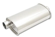 Cargar imagen en el visor de la galería, Vibrant StreetPower Oval Muffler 3.50in Inlet/Outlet (Offset-Center)