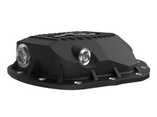 Cargar imagen en el visor de la galería, aFe 19-23 Dodge Ram 2500/3500 Pro Series Rear Differential Cover - Black w/ Machined Fins