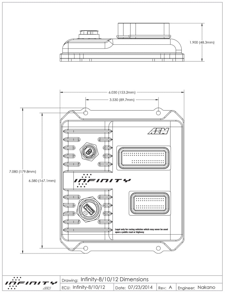 AEM Infinity-8 Stand-Alone Programmable Engine Management System EMS