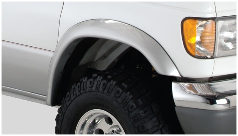 Bushwacker 92-14 Ford E-250 Super Duty Extend-A-Fender Style Flares 2pc - Black