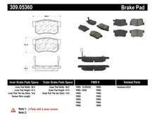 Cargar imagen en el visor de la galería, StopTech Performance 08-10 Honda Accord EX/EX-L Coupe / 08-10 LX/LX-P/LX+ Sedan Rear Brake Pads