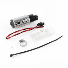 Cargar imagen en el visor de la galería, DeatschWerks 88-91 BMW 325i DW300C 340 LPH Compact Fuel Pump w/ Install Kit (w/o Mounting Clips)