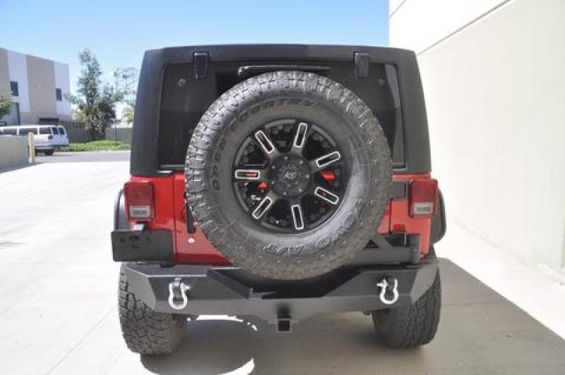 DV8 Offroad 07-18 Jeep Wrangler RS-2 Single Action Rear Bumper & Tire Carrier w/ Bearing