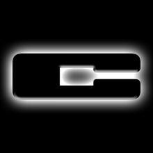 Cargar imagen en el visor de la galería, ORACLE Lighting Universal Illuminated LED Letter Badges - Matte Blk Surface Finish - C