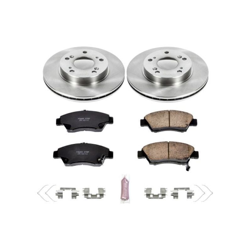 Power Stop 06-11 Honda Civic Front Autospecialty Brake Kit