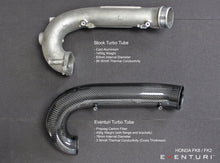 Cargar imagen en el visor de la galería, Eventuri Honda FK8 Civic Type R - Black Carbon Charge-Pipe