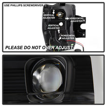 Cargar imagen en el visor de la galería, Spyder 08-10 Ford F-250 SD Projector Headlights V2-Switch Back Light Bar-Black PRO-YD-FS08V2-SBLB-BK