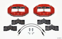 Cargar imagen en el visor de la galería, Wilwood D8-6 Front Caliper Kit Red Corvette C2 / C3 65-82