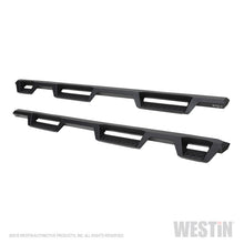 Cargar imagen en el visor de la galería, Westin 2019 Chevrolet Silverado/Sierra 1500 (5.5ft) Drop Wheel to Wheel Nerf Step Bars - Txt Black