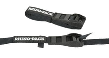 Cargar imagen en el visor de la galería, Rhino-Rack Rapid Tie Down Straps w/Buckle Protector - 3.5m/11.5ft - Pair - Black