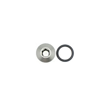 Cargar imagen en el visor de la galería, DeatschWerks 6AN ORB Male Plug Low Profile Internal Allen/Hex (Incl O-Ring) - Anodized Matte Black