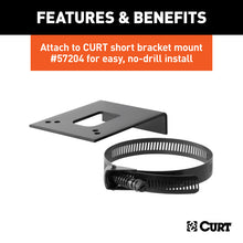 Cargar imagen en el visor de la galería, Curt Connector Mounting Bracket for 4-Way Flat