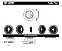 Cargar imagen en el visor de la galería, StopTech 04-08 Acura TL / 03-09 honda Element Slotted &amp; Drilled Right Rear Rotor