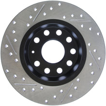 Cargar imagen en el visor de la galería, StopTech Slotted &amp; Drilled Sport Brake Rotor