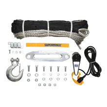 Cargar imagen en el visor de la galería, Superwinch 9500 LBS 12V DC 3/8in x 80ft Synthetic Rope Tiger Shark 9500 Winch