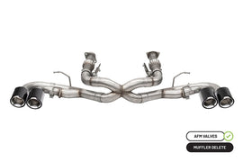 Corsa 20-25 Chevrolet Corvette C8 RWD 3in Xtreme Cat-Back Exhaust w/4.5in Carbon Fiber Polished Tips