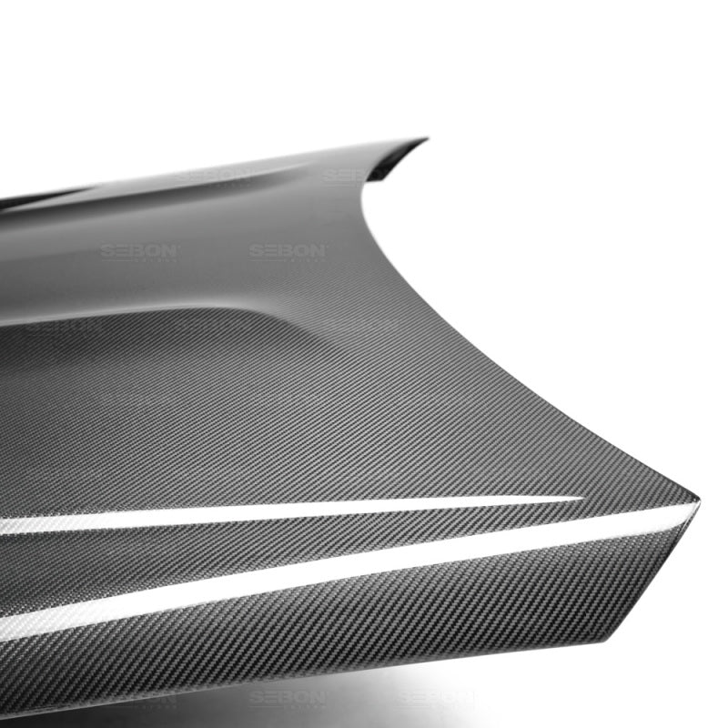 Seibon 12-14 Mercedes C-Class GT Style Carbon Fiber Hood