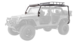 Body Armor 4x4 07-18 Jeep Wrangler JK 2/4 Door Cargo Roof Rack Box 1 Of 2