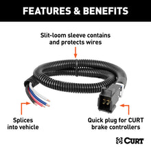 Load image into Gallery viewer, Curt Universal Trailer Brake Controller Harness w/Pigtails