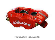 Cargar imagen en el visor de la galería, Wilwood Caliper-Forged Dynalite-M-Red 1.75in Pistons 1.00in Disc