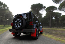 Load image into Gallery viewer, Rally Armor 18-25 Jeep JL Wrangler Red UR Mud Flap w/Black Logo