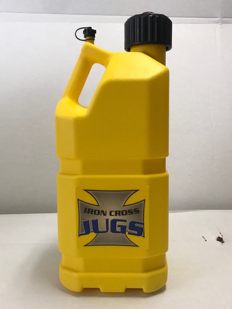 Iron Cross 5 Gallon Utility Jug - Yellow