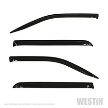 Cargar imagen en el visor de la galería, Westin 2019 RAM 1500 Crew Cab (Non Classic) Wade Slim Wind Deflector 4pc - Smoke