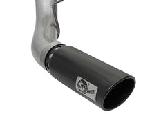 Cargar imagen en el visor de la galería, aFe Large Bore-HD 5in DPF Back 409 SS Exhaust System w/Black Tip 2017 Ford Diesel Trucks V8 6.7L(td)