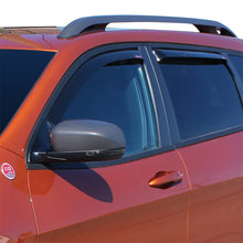 Cargar imagen en el visor de la galería, Westin 2014-2018 Jeep Cherokee Wade In-Channel Wind Deflector 4pc - Smoke