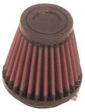 Cargar imagen en el visor de la galería, K&amp;N Filter Universal Rubber Filter 2 inch Flange 3 1/8 inch Base, 2 inch Top, 3 inch Height